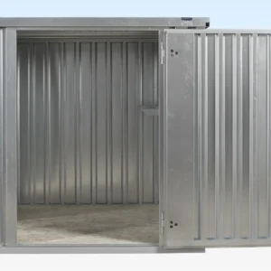 2m Flat Pack Metal Store