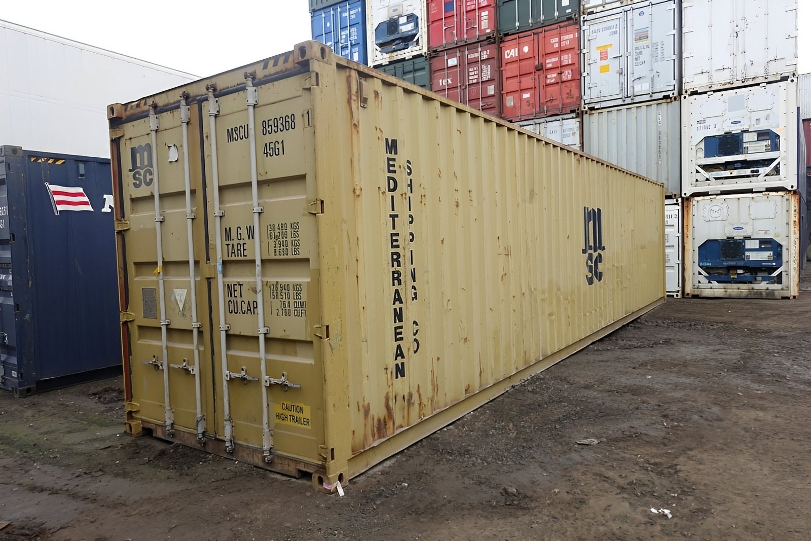 40ft High Cube Used Shipping Container