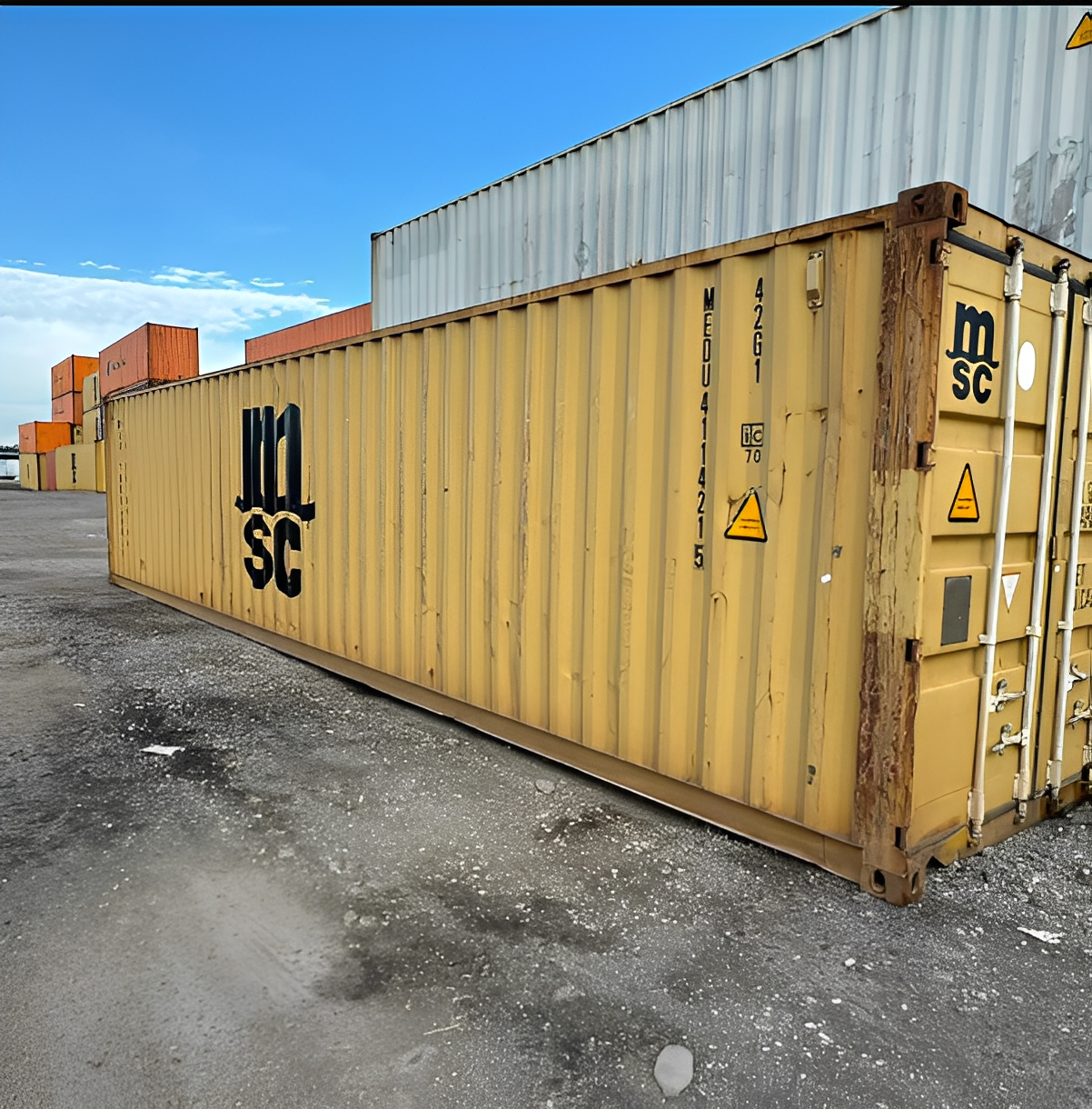 40ft x 8ft Used Standard Shipping Container