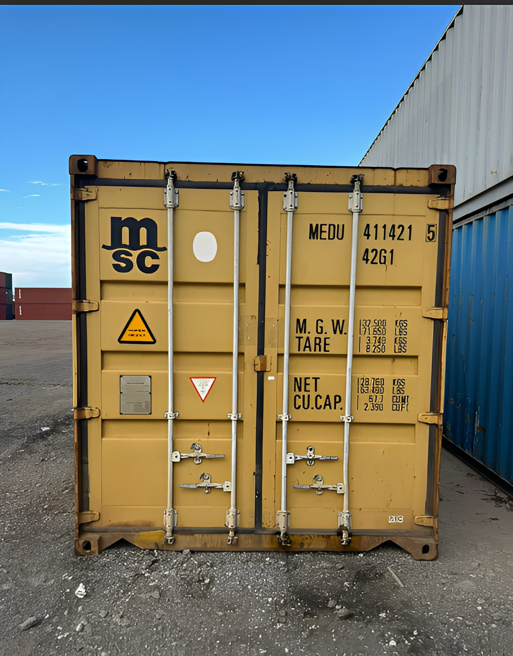 40ft x 8ft Used Standard Shipping Container - Image 4