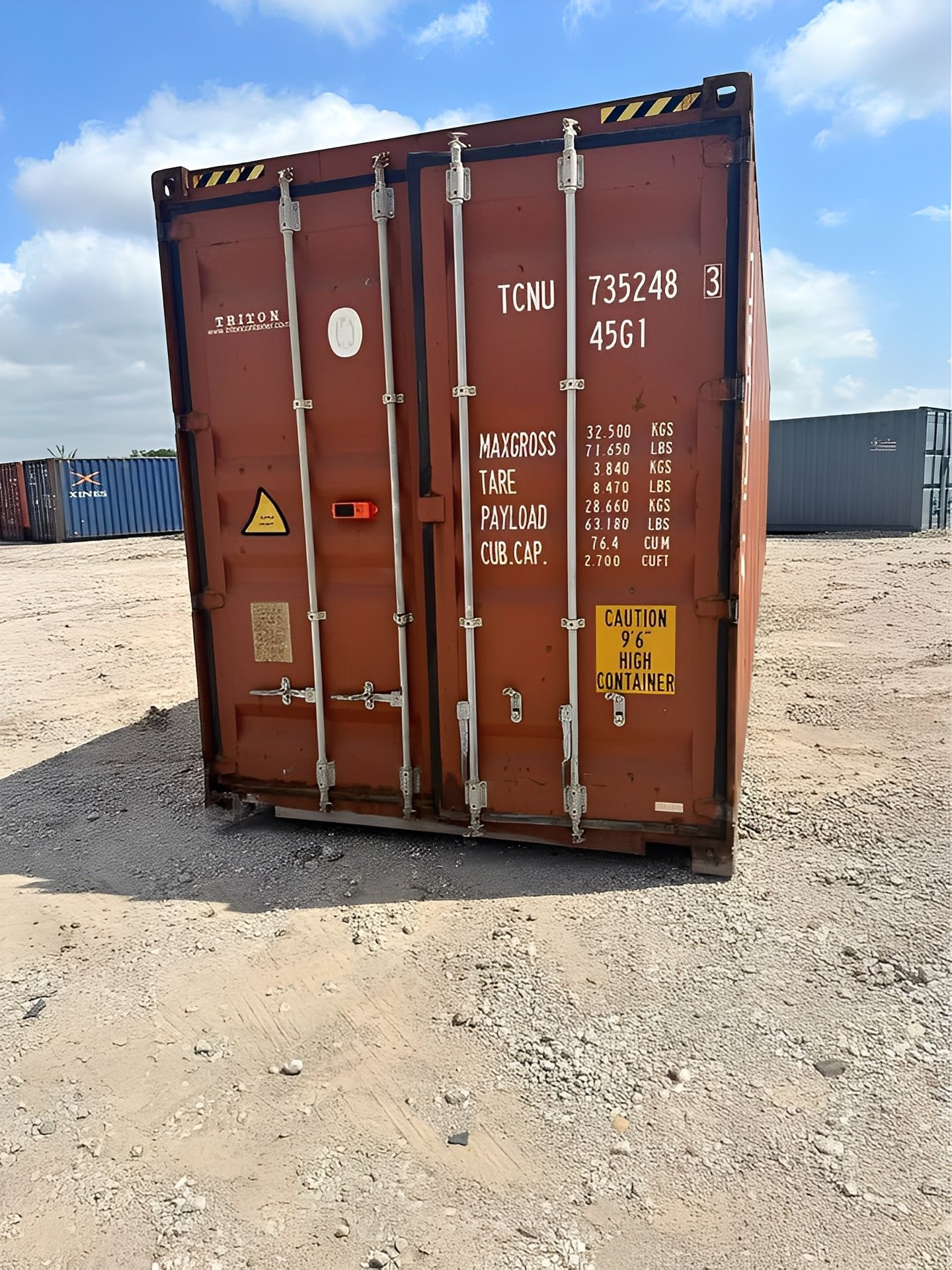40ft High Cube Used Shipping Container - Image 8