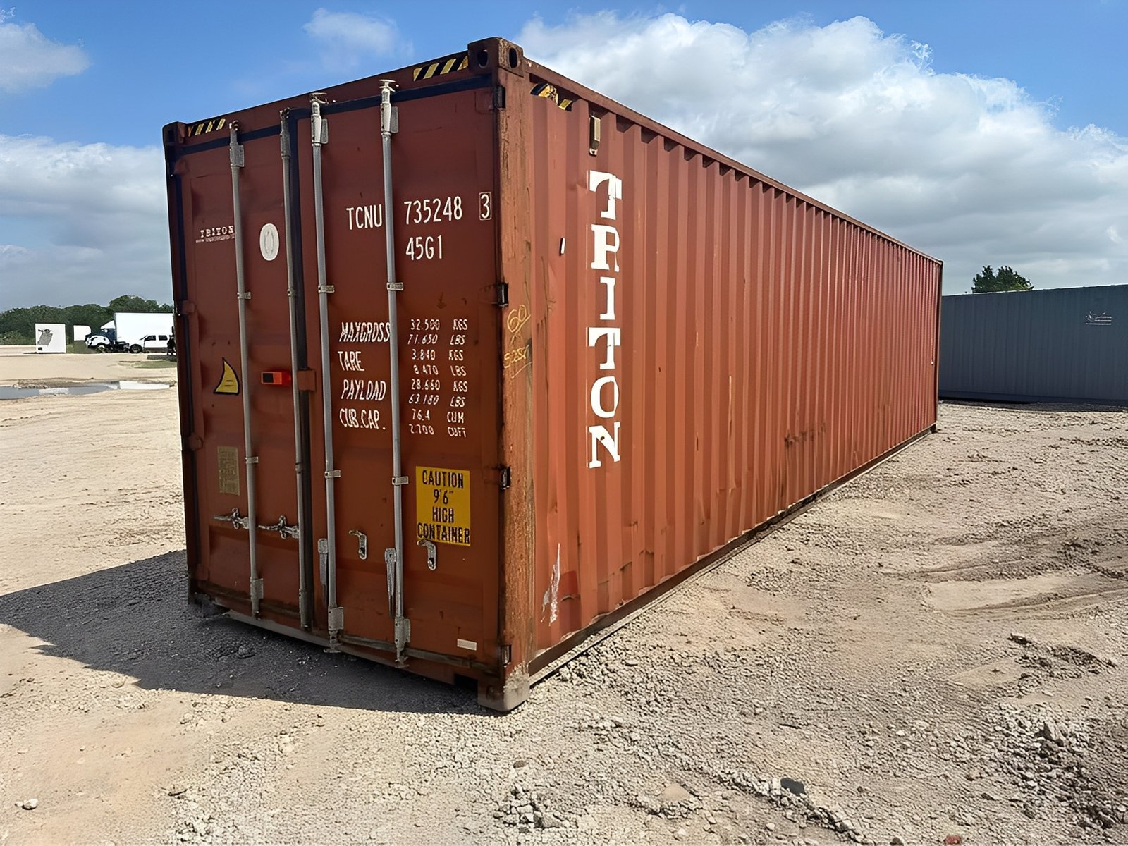 40ft High Cube Used Shipping Container - Image 7
