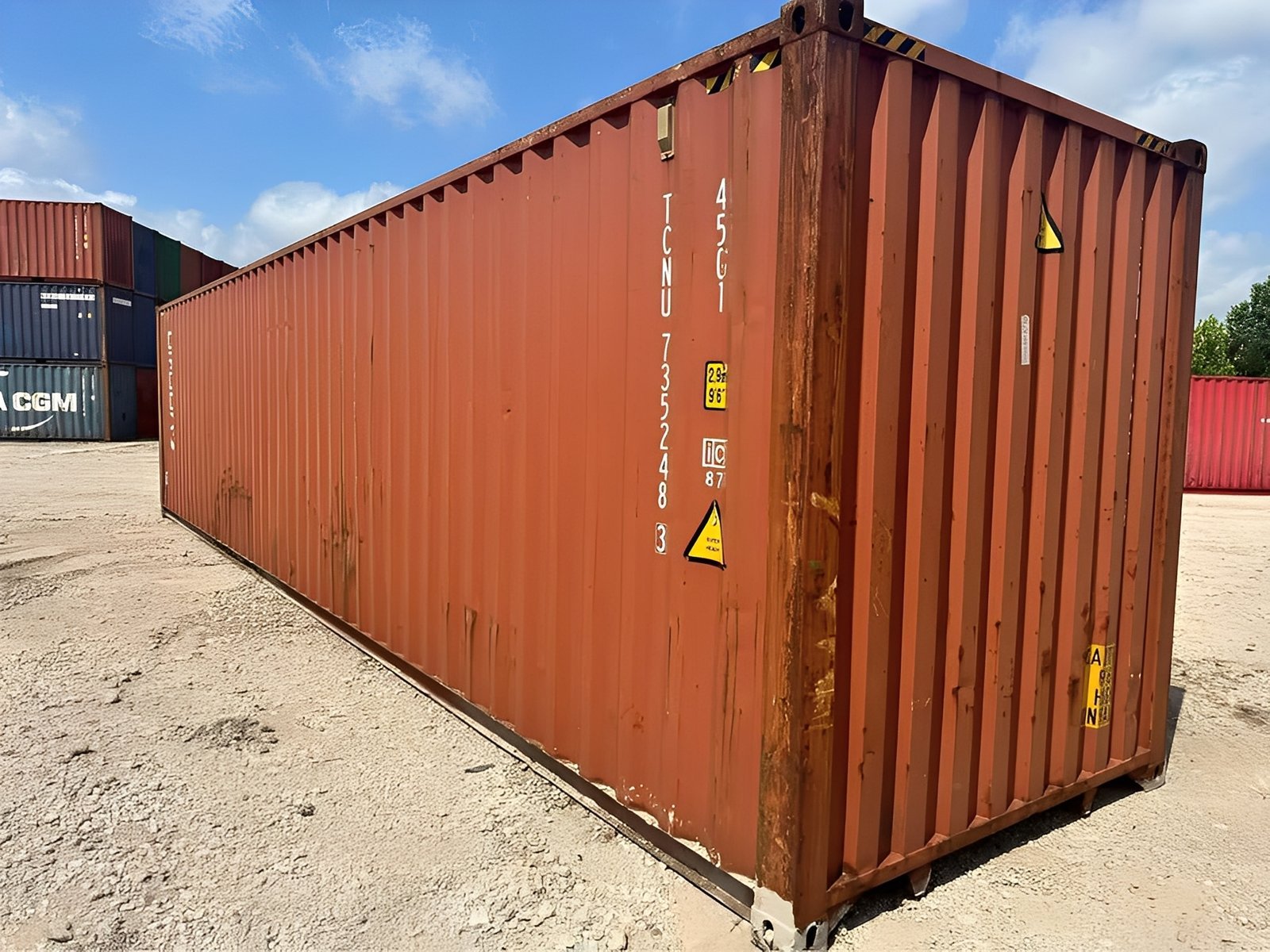 40ft High Cube Used Shipping Container - Image 3