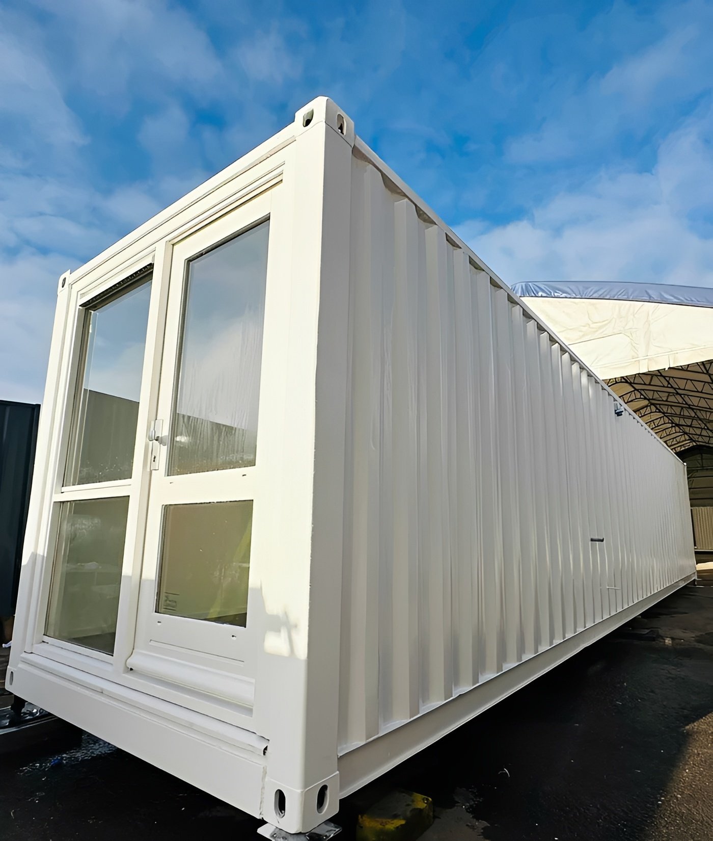 40ft x 8ft Converted Shipping Container Office & Canteen - Insulated Portable Welfare Unit - Image 11
