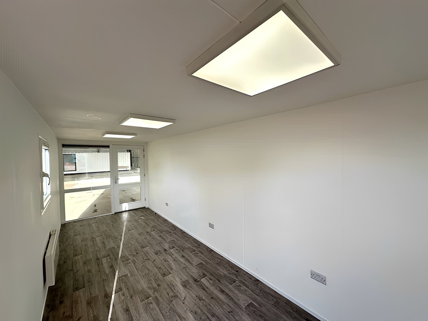 40ft x 8ft Converted Shipping Container Office & Canteen - Insulated Portable Welfare Unit - Image 4