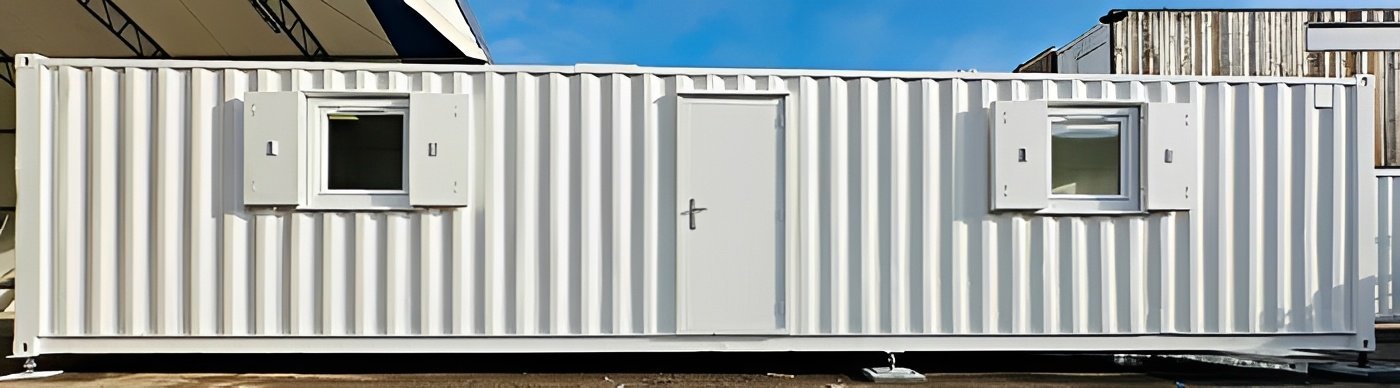 40ft x 8ft Converted Shipping Container Office & Canteen - Insulated Portable Welfare Unit - Image 9