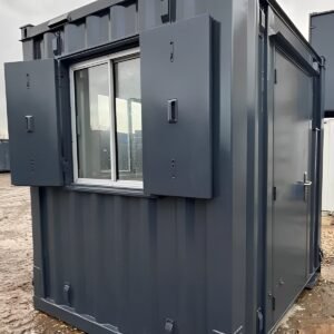 7Ft x 7Ft Shipping Container Office for Sale | Portable Building | Anti-Vandal Building