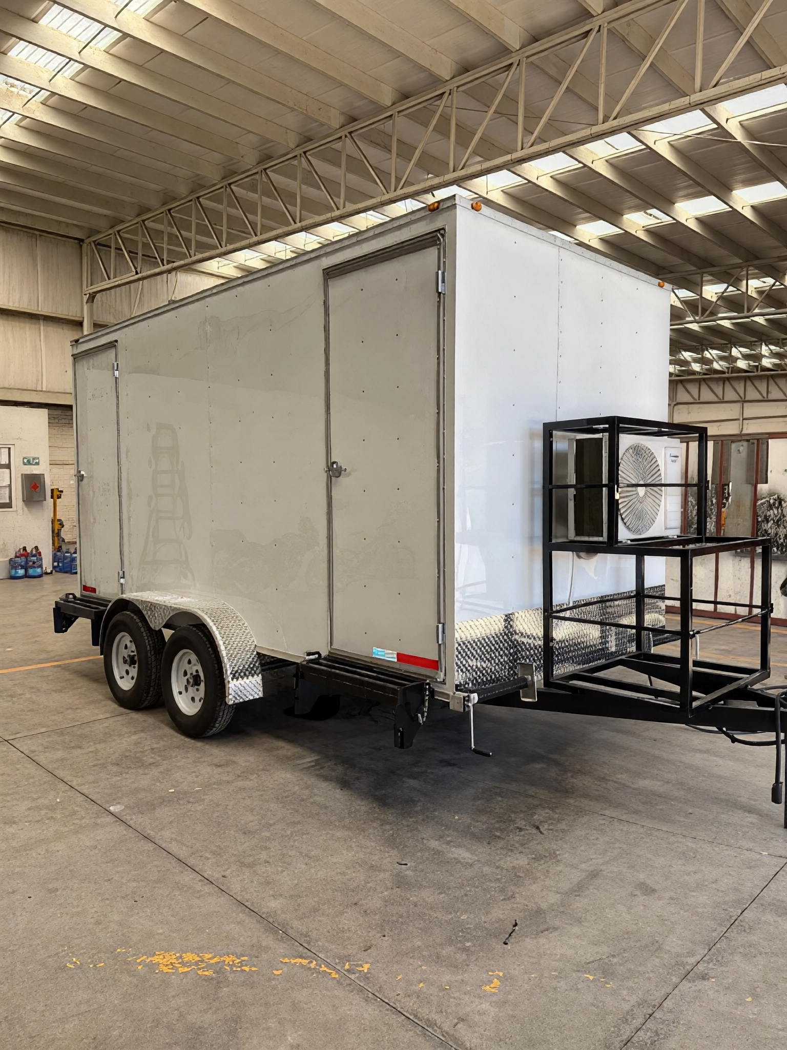 Upscale 2 Stall Portable Restroom Trailer 7ft x 14ft with A/C