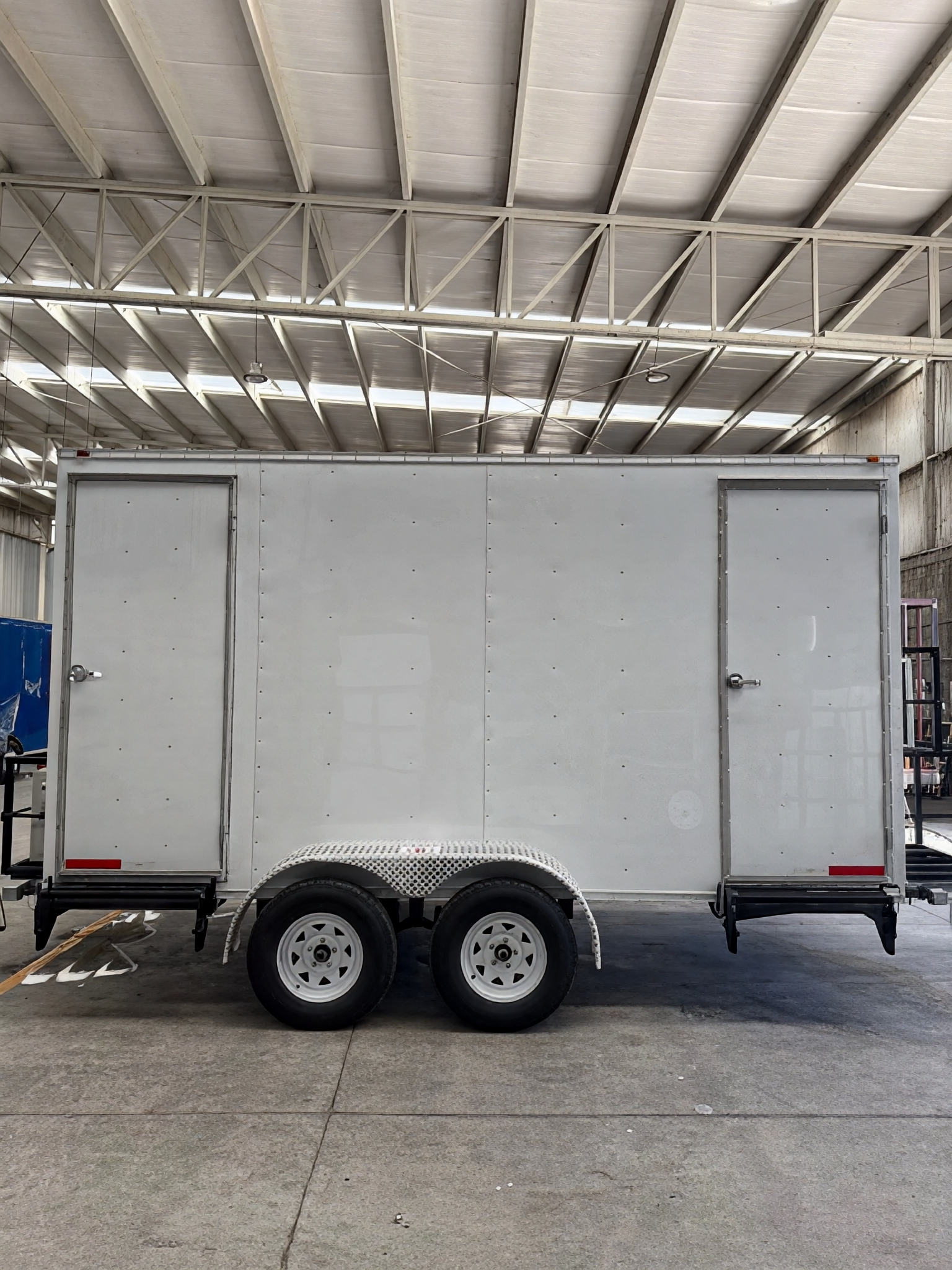 Upscale 2 Stall Portable Restroom Trailer 7ft x 14ft with A/C - Image 6